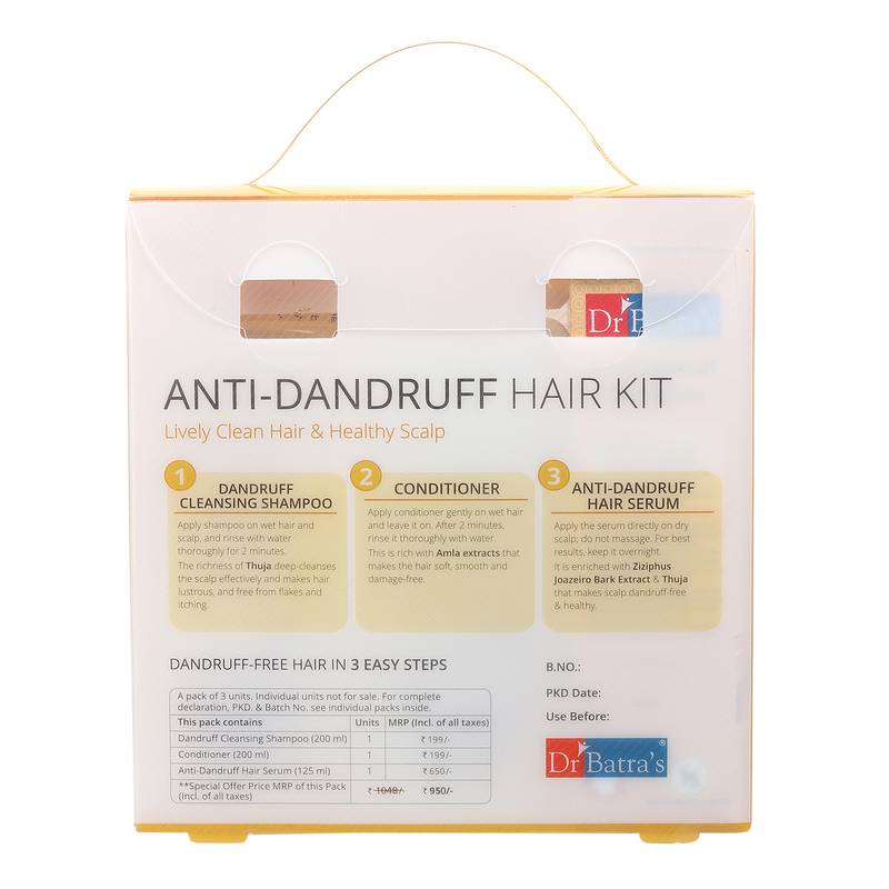 Anti-Dandruff Hair Kit ( AD shampoo + CD + ADHS)